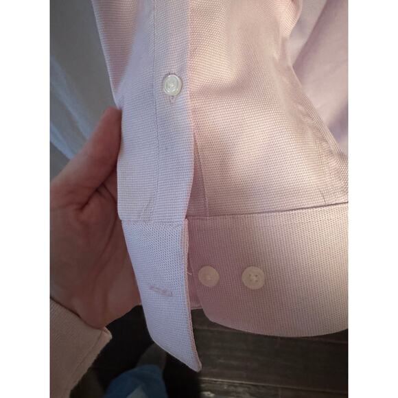 Calvin Klein Infinite Cool Men’s Dress Shirt 17.5 36/37 Slim Tall Stretch - Picture 8 of 8